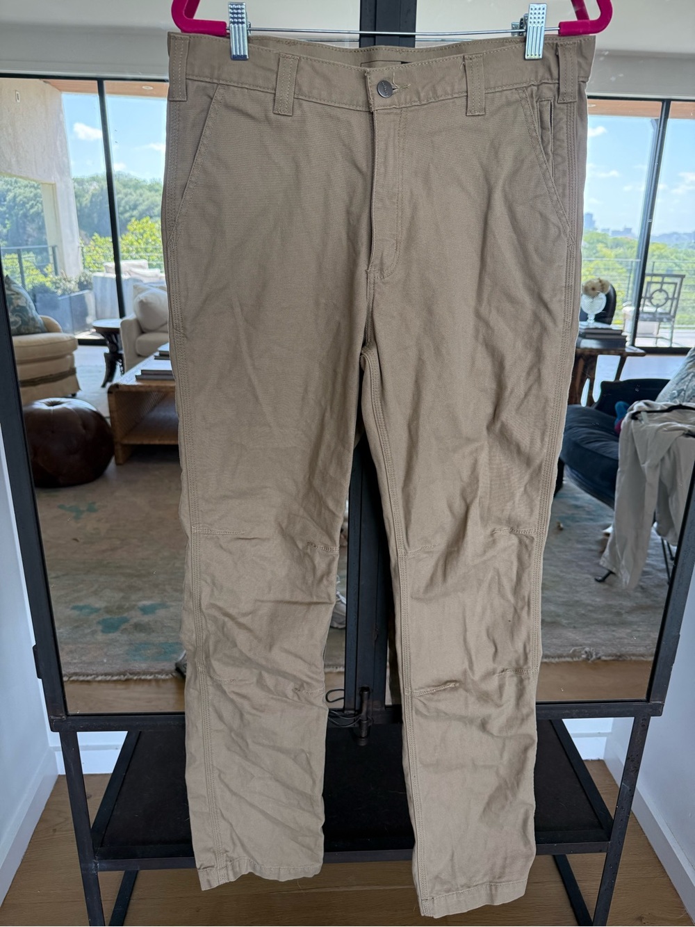 Carhartt Men's Khaki/Tan Work Chinos